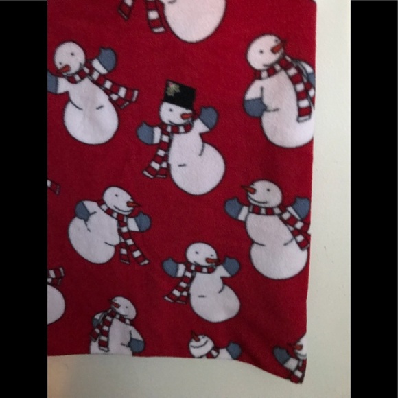 Snowman Plush Blanket 57✖️44 - Picture 3 of 4